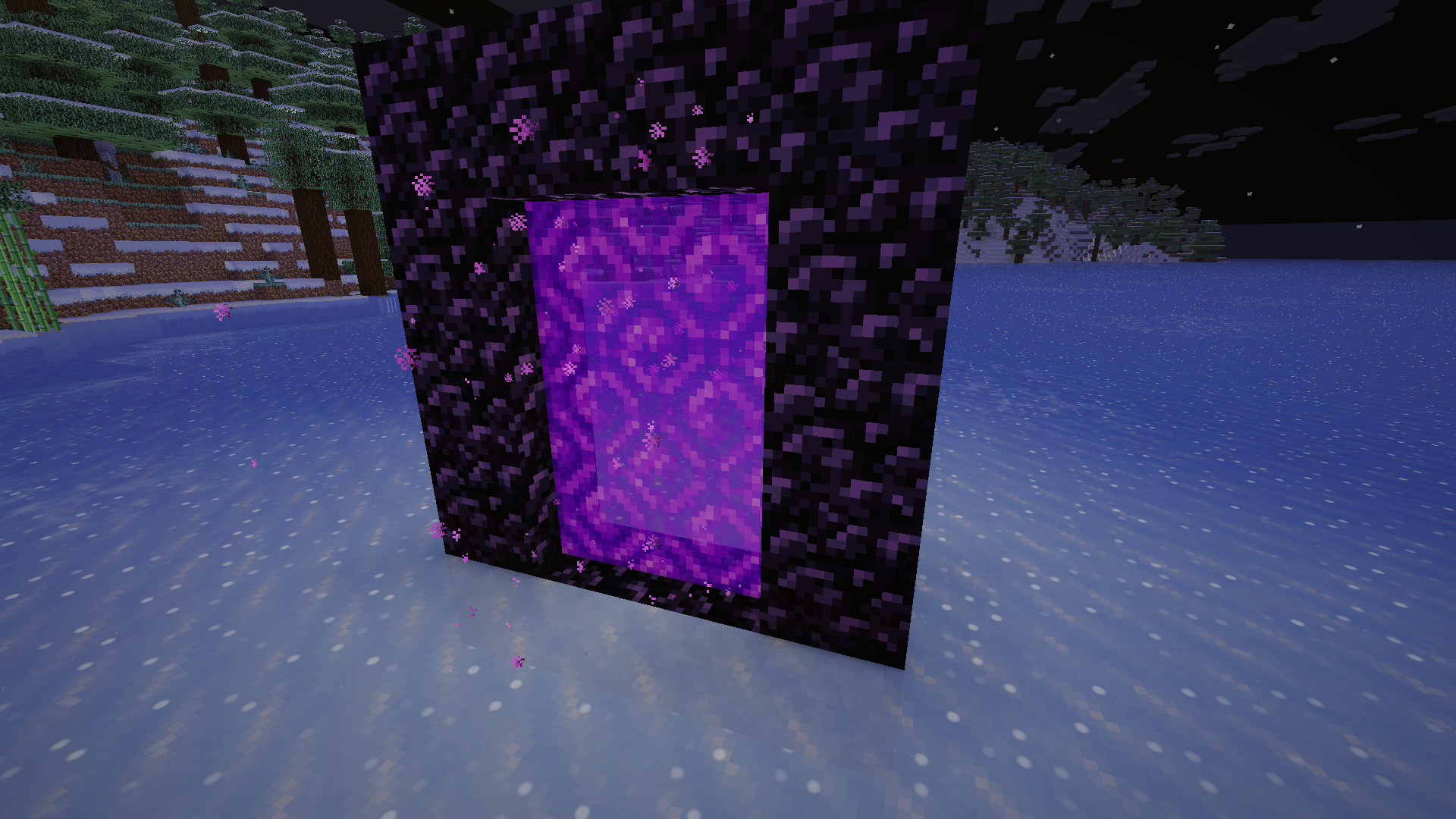 Glowing Nether Portal