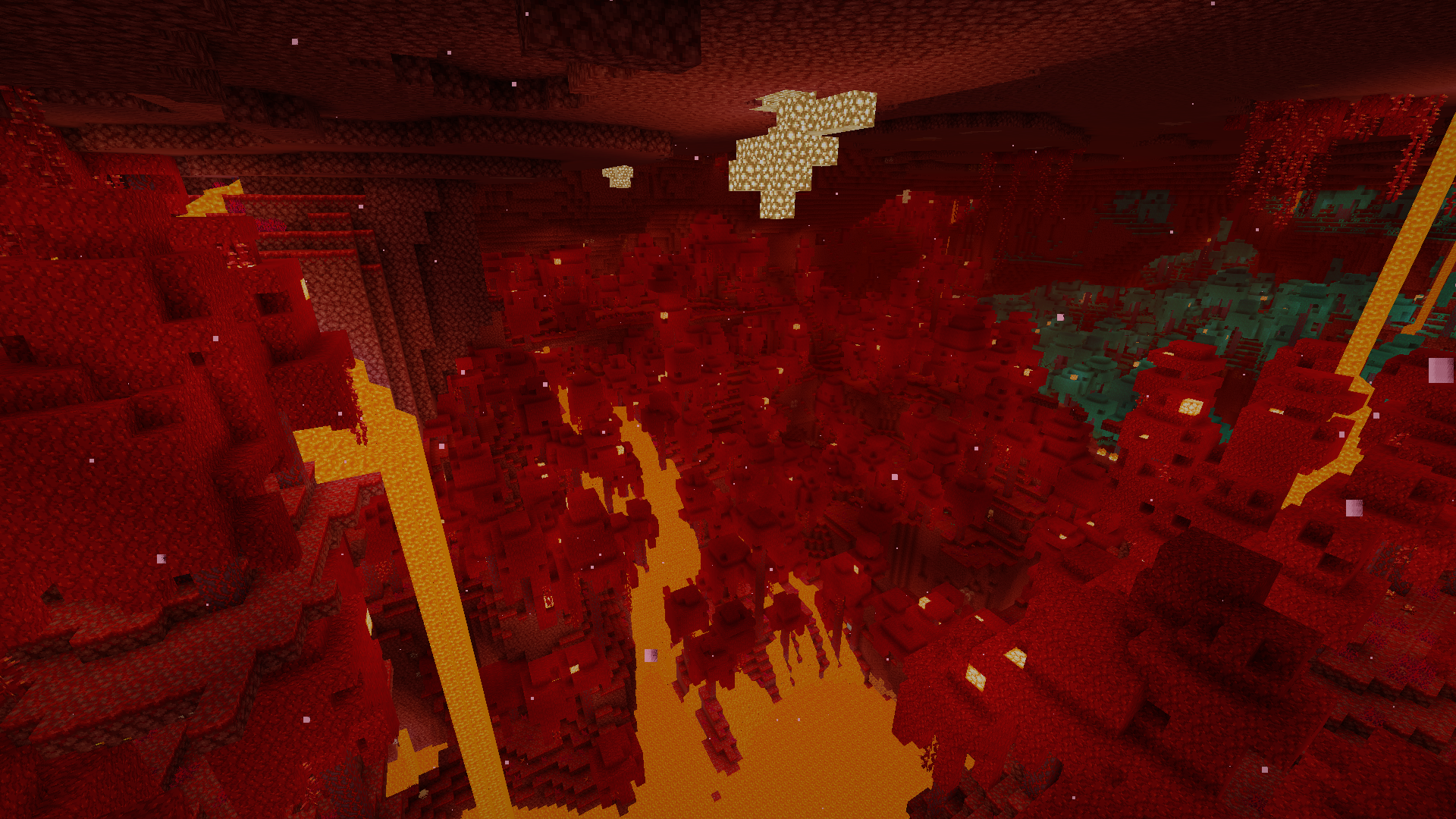 Crimson Nether Forest with RealisticVista